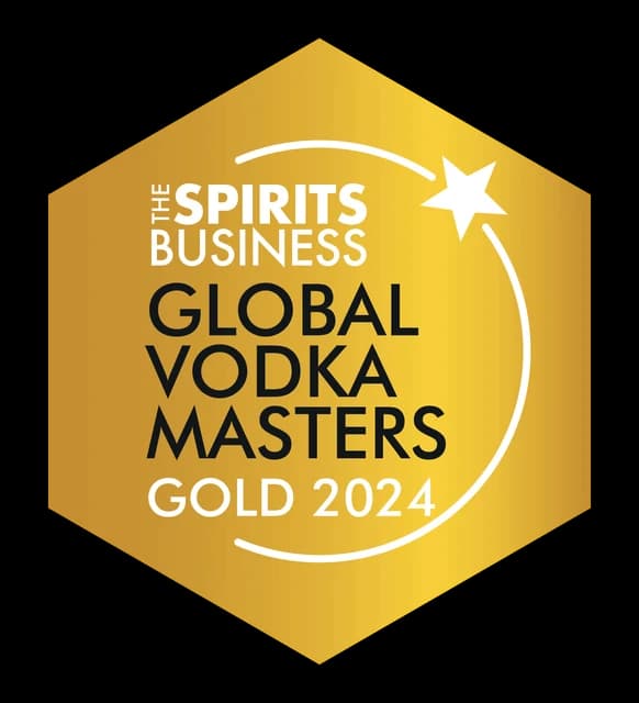 The Vodka Masters 2024 Gold badge for SIRIN Vodka